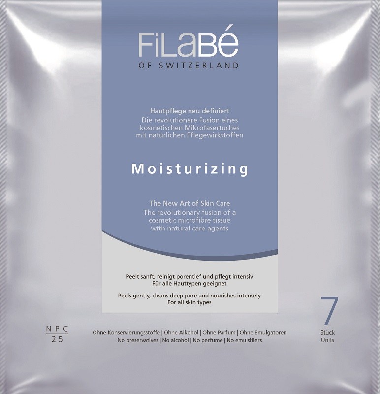 FiLaBè Moisturizing Hautpflegetücher, Feuchtigkeitsspendend, 28 Tücher